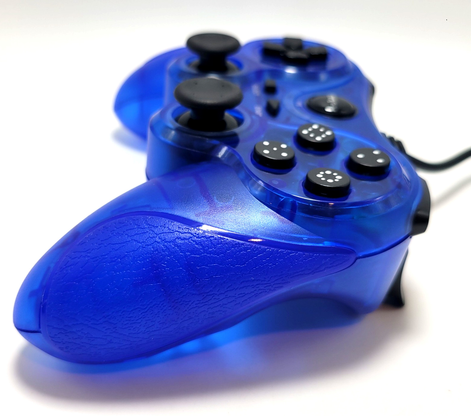 PlayStation 3 Wired Controller for PS3 / PC / USB by TTX Tech – Clear Blue