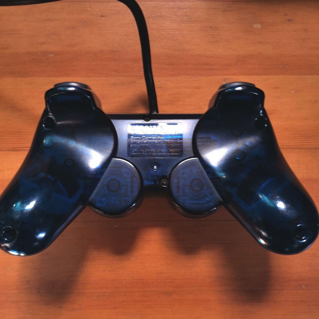 Playstation2 Official Controller Dual Shock2 Midnight Blue clear Sony PS2 Japan