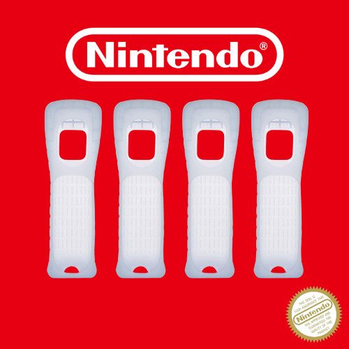 4x Official Wii Remote Cover Sleeve Set Nintendo Motion Plus 👾 U OEM Controller