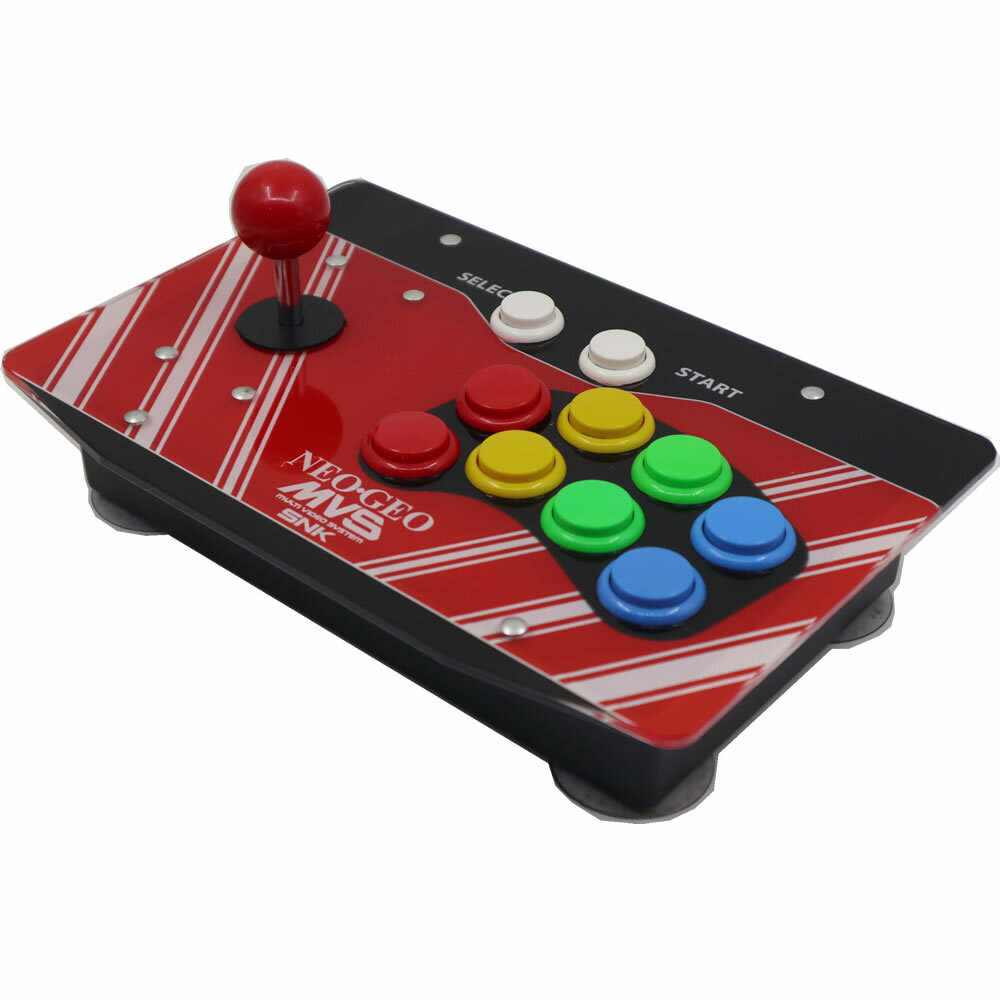 RAC-J500S 10 Buttons Arcade Joystick USB Wired Acrylic NEO GEO Panel For PC