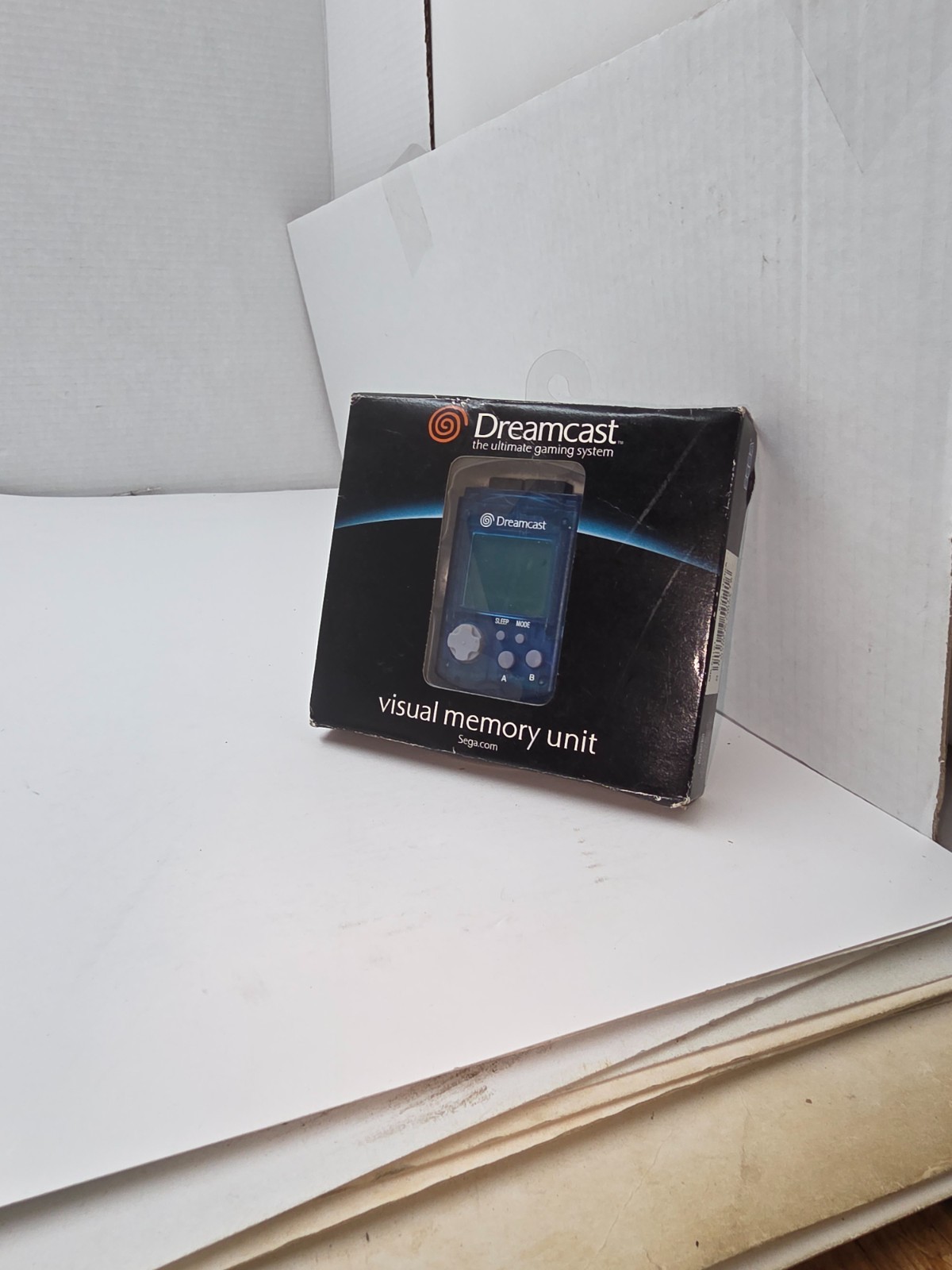WORKING Sega Dreamcast Clear Blue VMU OEM Visual Memory Unit NEW BATTERY’S #K47