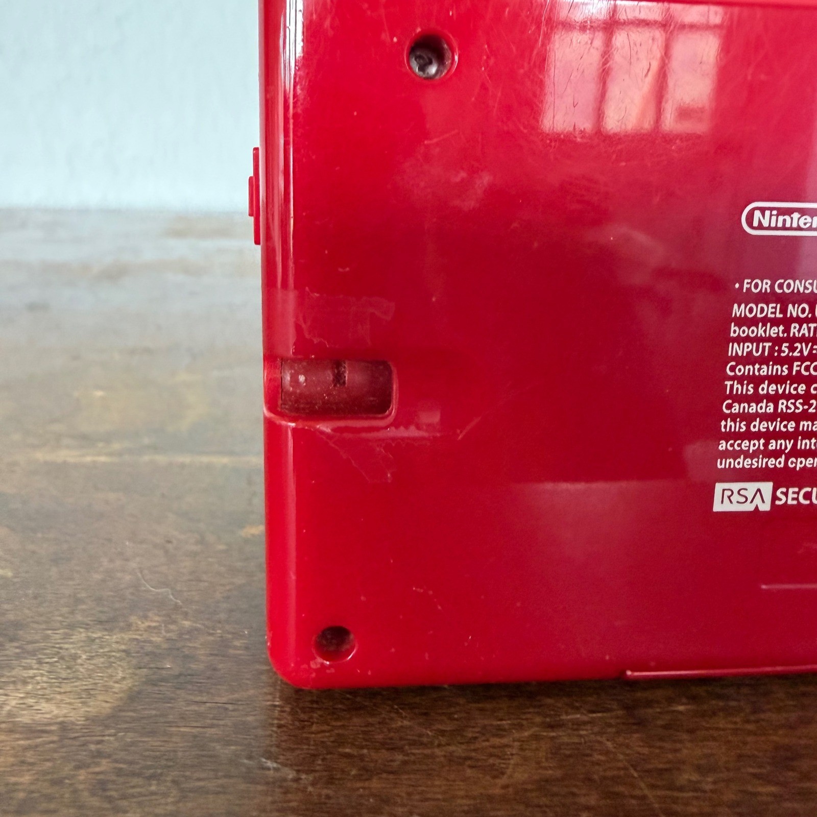 Nintendo DS Lite Super Mario Edition Console Game Bundle 7 Games Case Tested
