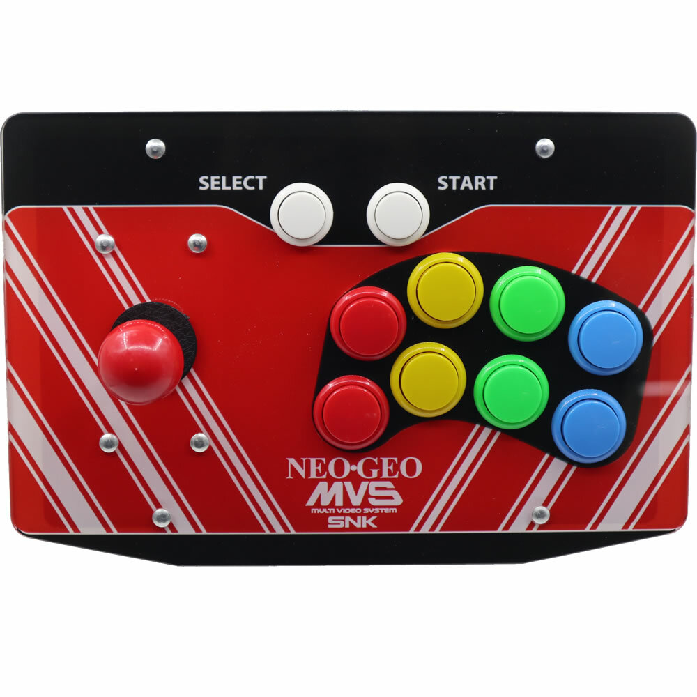 RAC-J500S 10 Buttons Arcade Joystick USB Wired Acrylic NEO GEO Panel For PC