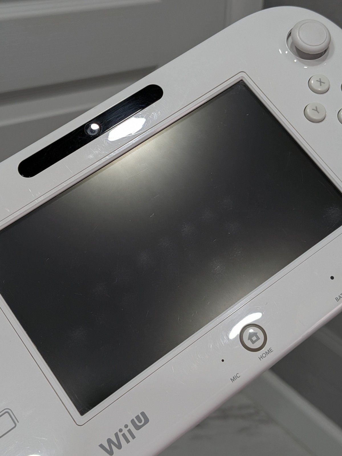 Wii U Gamepad Controller Black WUP-010 Tested Working Gamepad Only