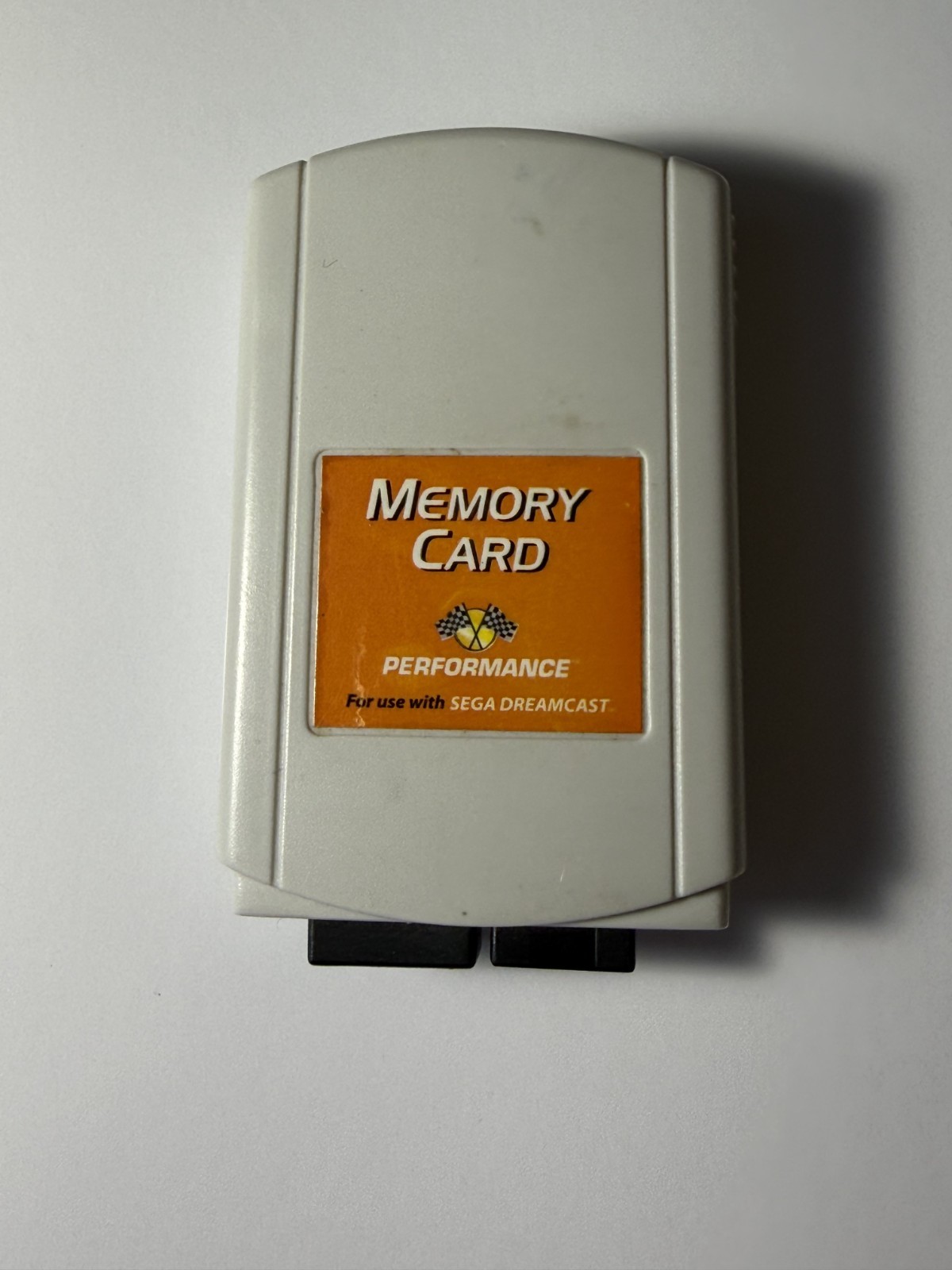 Sega Dreamcast P-20-316E Performance Memory Card Vintage Orange Label – TESTED
