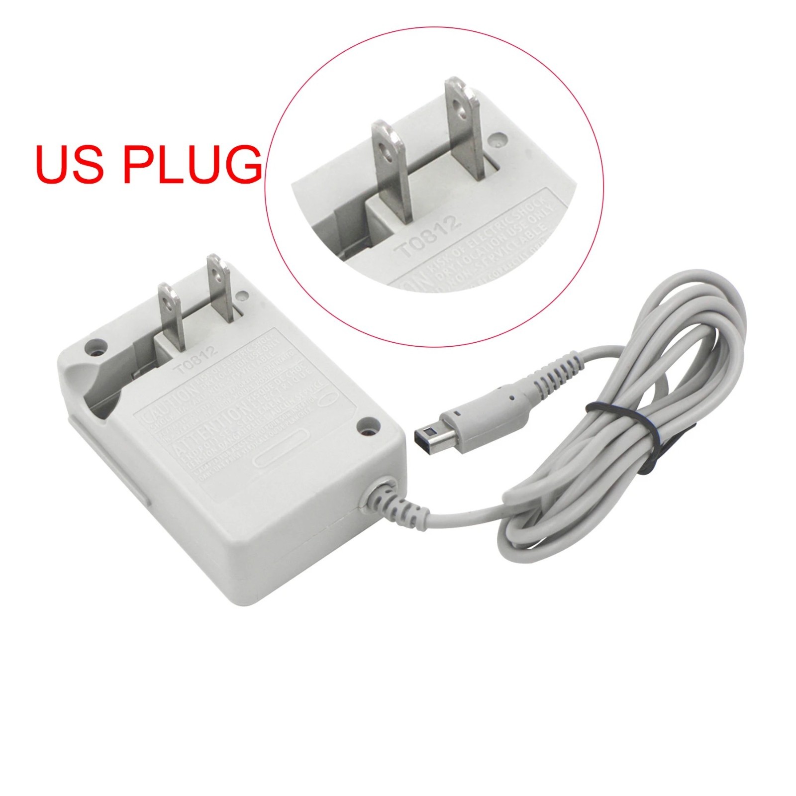 AC Power Adapter Charger Cord Cable for Nintendo 3DS NEW 3DS XL LL US EU Plug