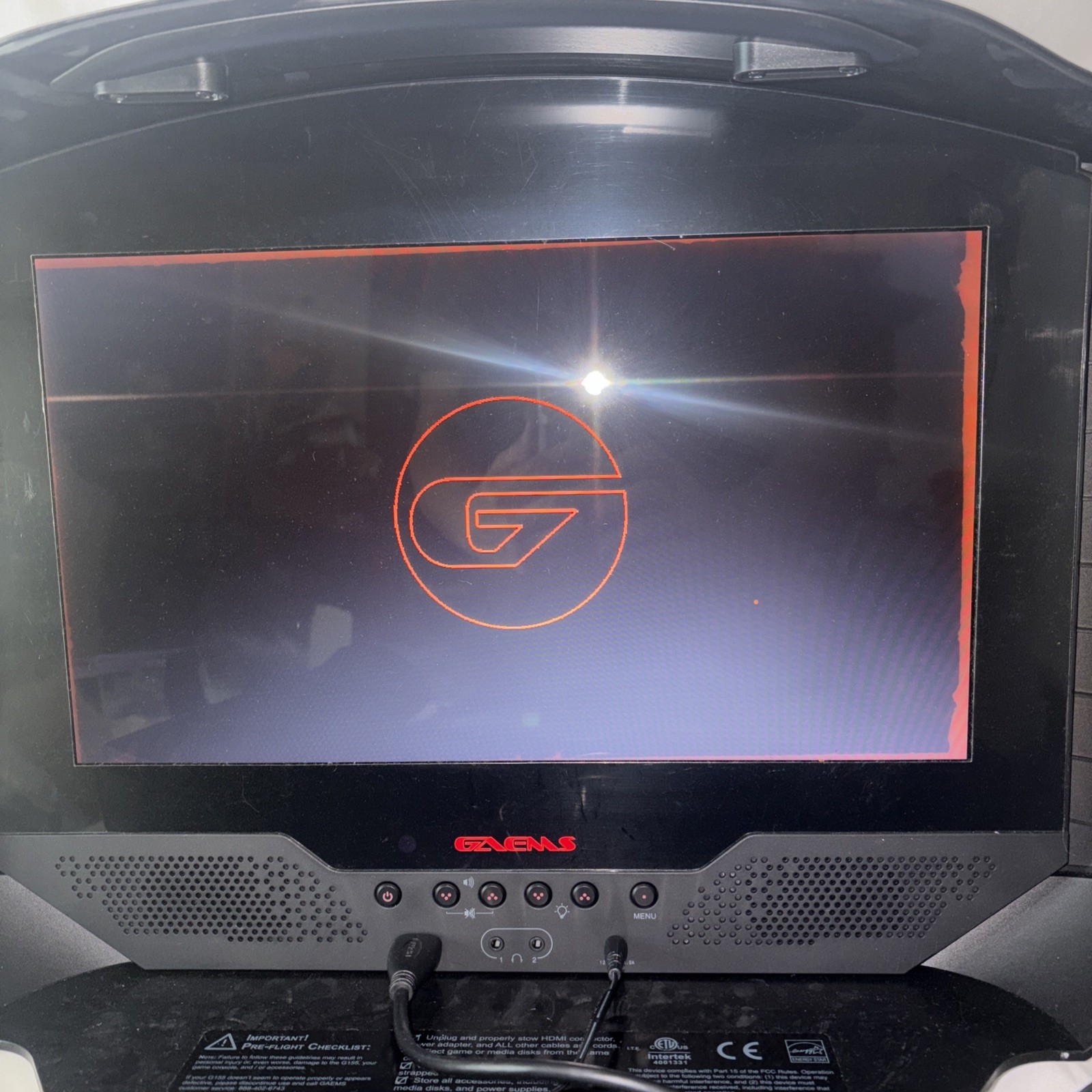 Gaems Black Gaming Monitor Carrying Case 4001331 Intertek Portable