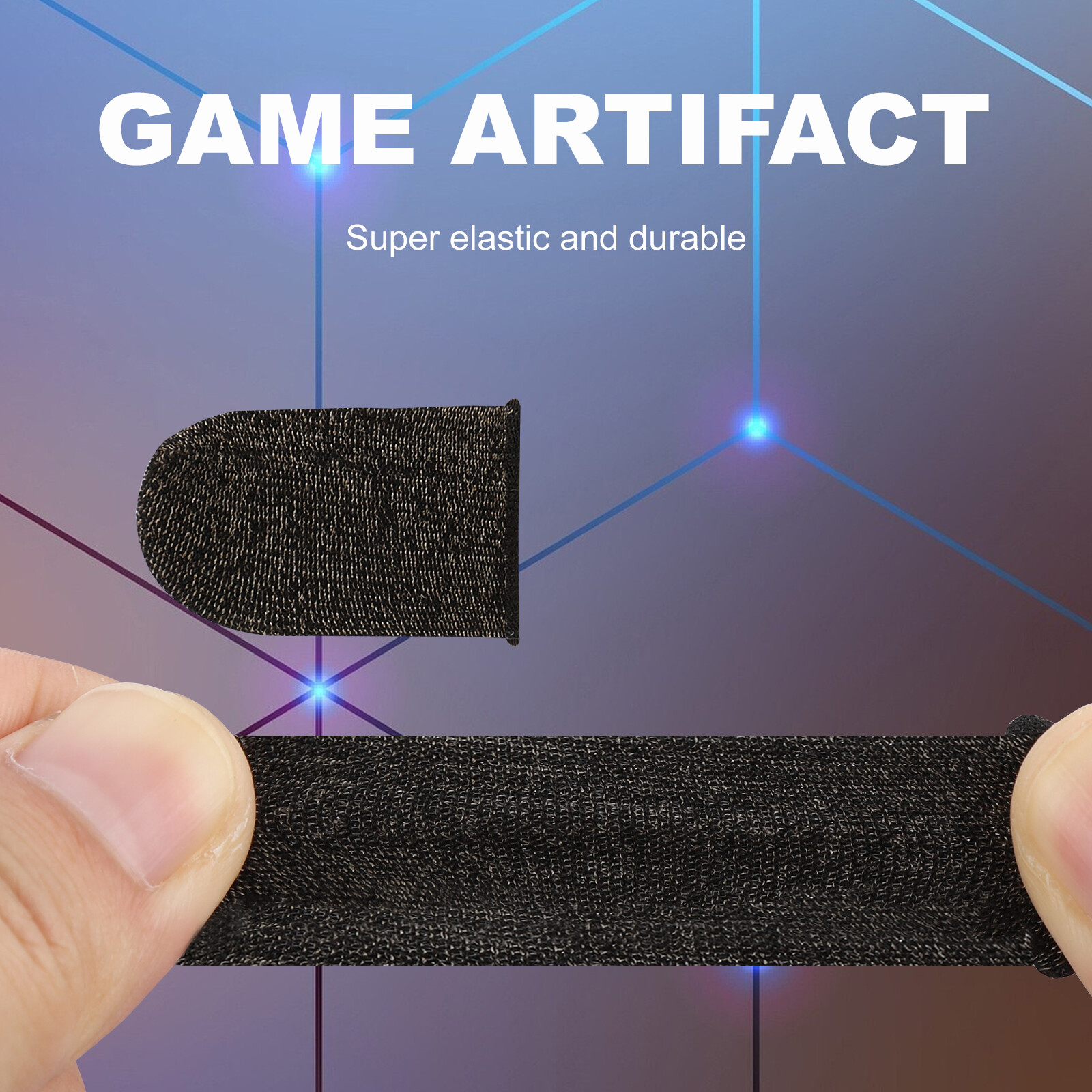 Gaming Finger Sleeves for PUBG Mobile Touchscreen Device Anti-Sweat Thumb Sleeve