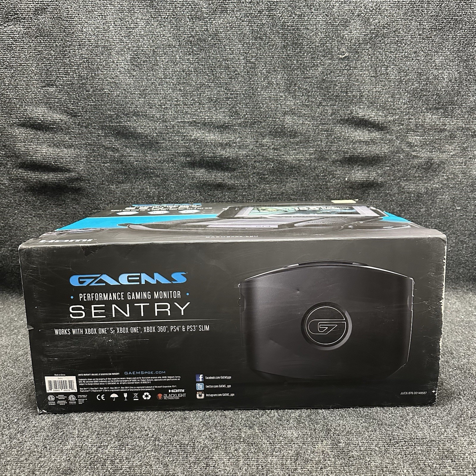 Gaems G155 Sentry Personal Gaming Portable HDMI Monitor PS5 PS4 PS3 Xbox One