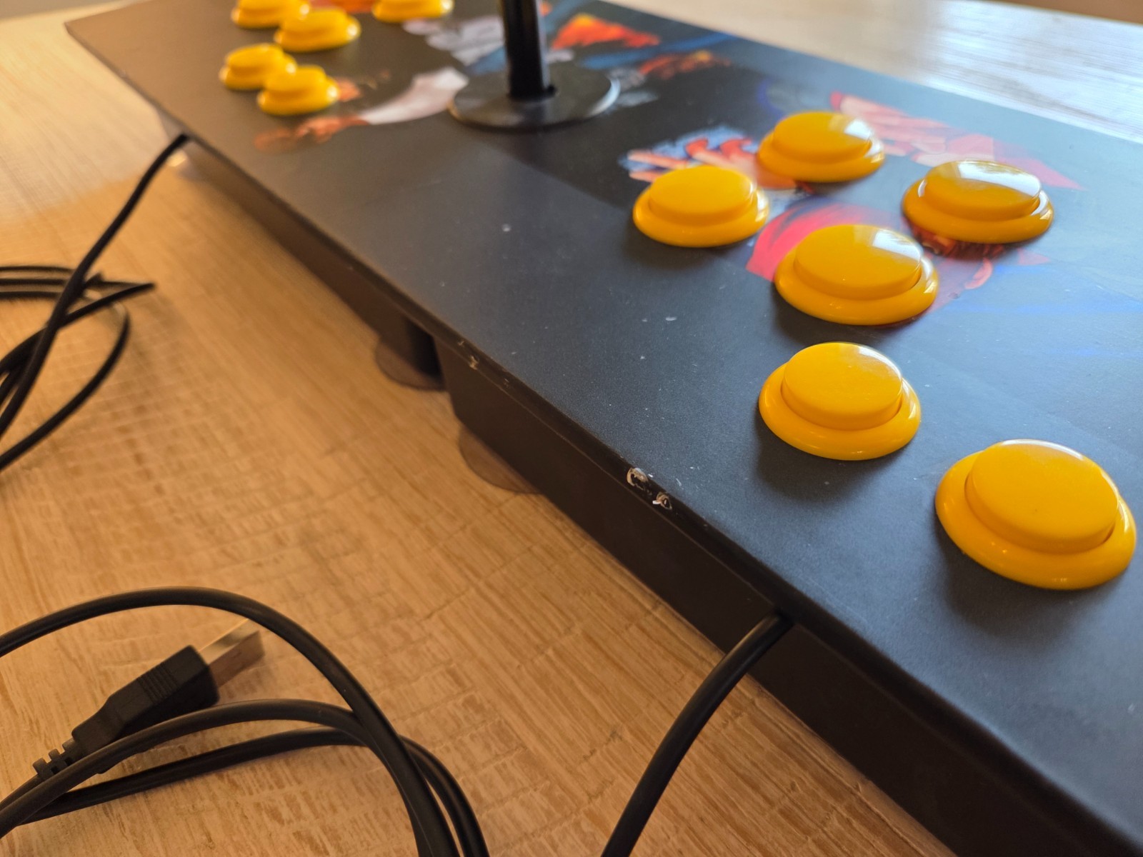 Dual Arcade Fight Stick Usb Controller King Of Fighters Player Joysticks KOF