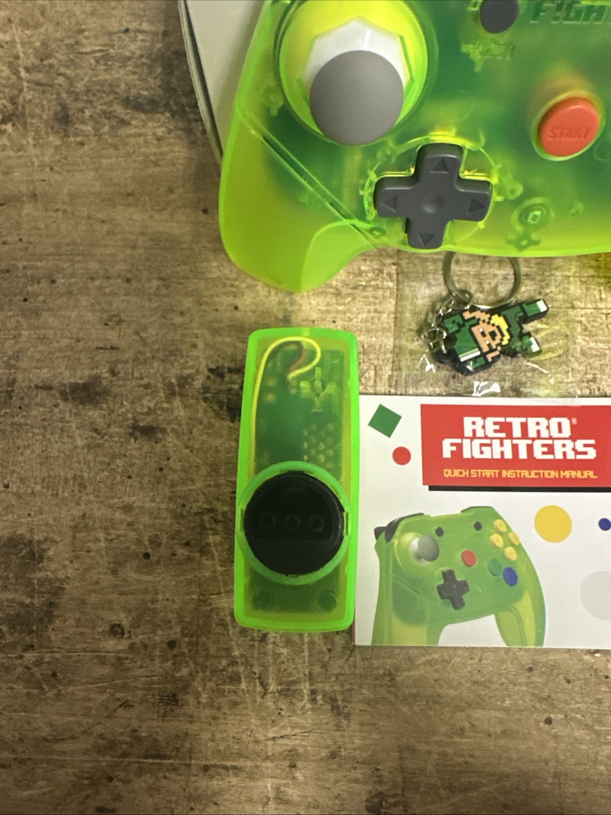Brawler 64 Wireless Controller for Gaming Extreme Green