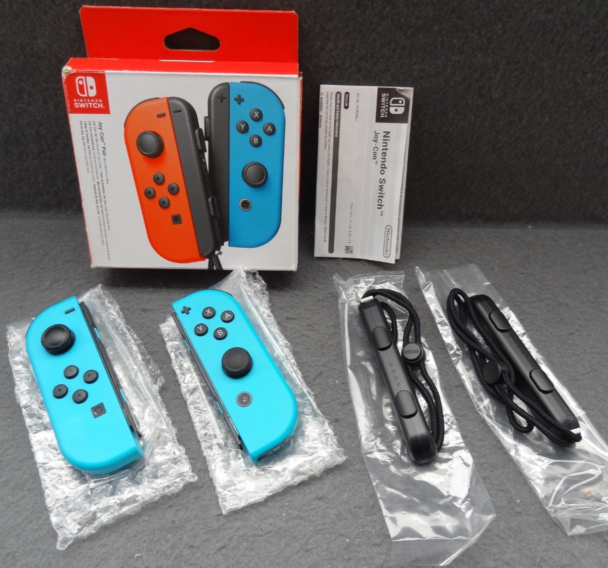 READ Nintendo Switch Joy-Con Pair Neon Blue Controller HAC-A-JAEAA JCL-C3 JCR
