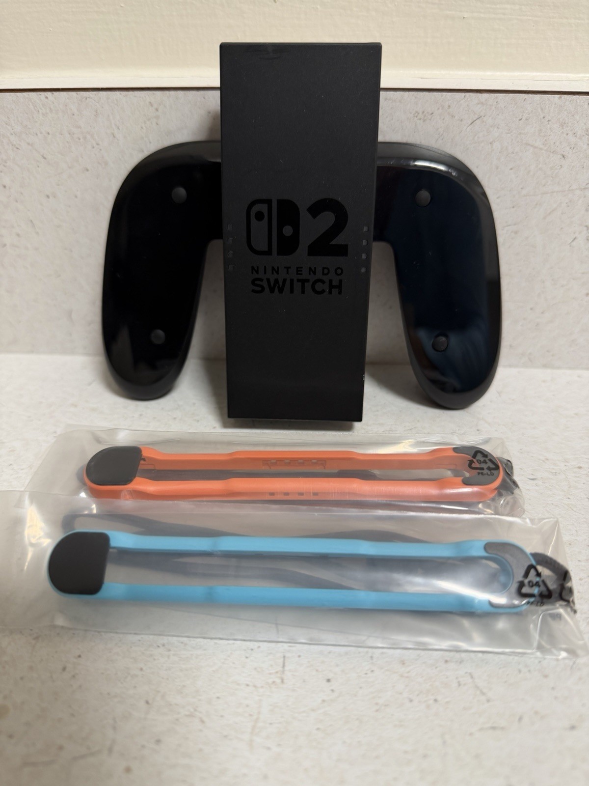 Nintendo Switch 2 Joy-Con 2 Grip/Straps Set Red/Blue!