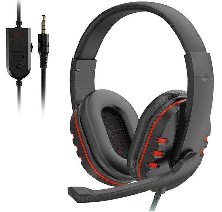 3.5mm Gaming Headset Mic LED Headphones Music Stereo Bass Surround For PC PS4