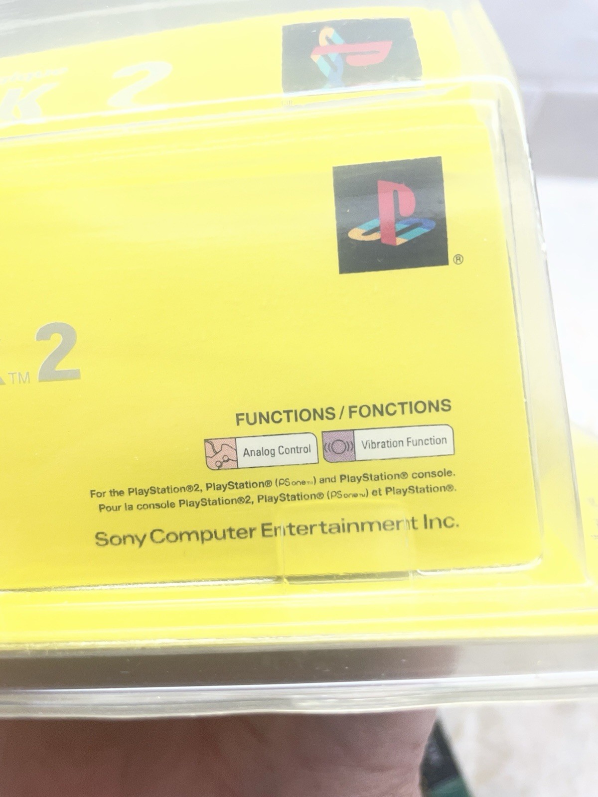 OEM Sony PlayStation 2 PS2 DualShock 2 Black Controller NEW NOS SCPH-10010