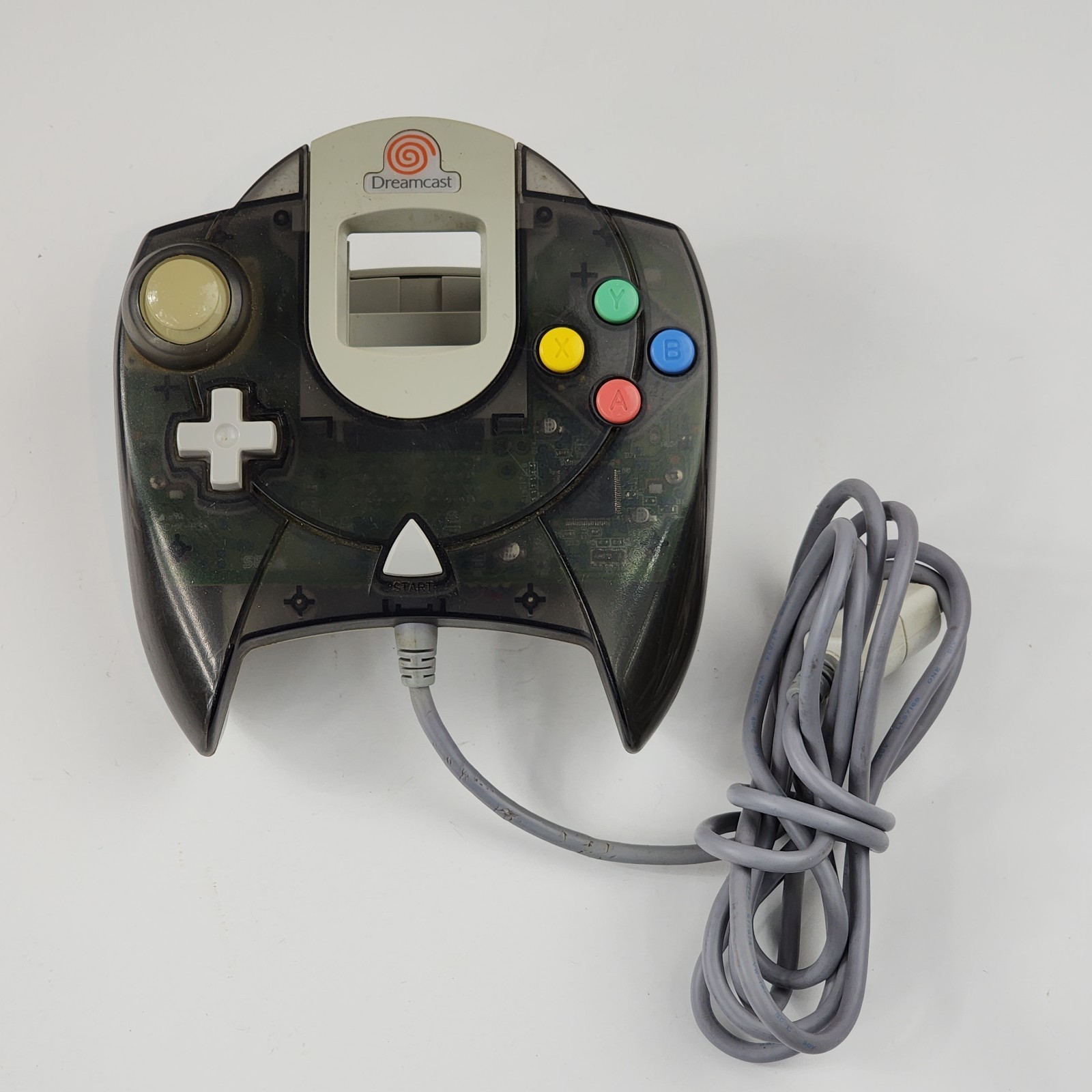 OEM Sega Dreamcast Clear Translucent Black GRAY Smoke Controller Genuine HKT7700