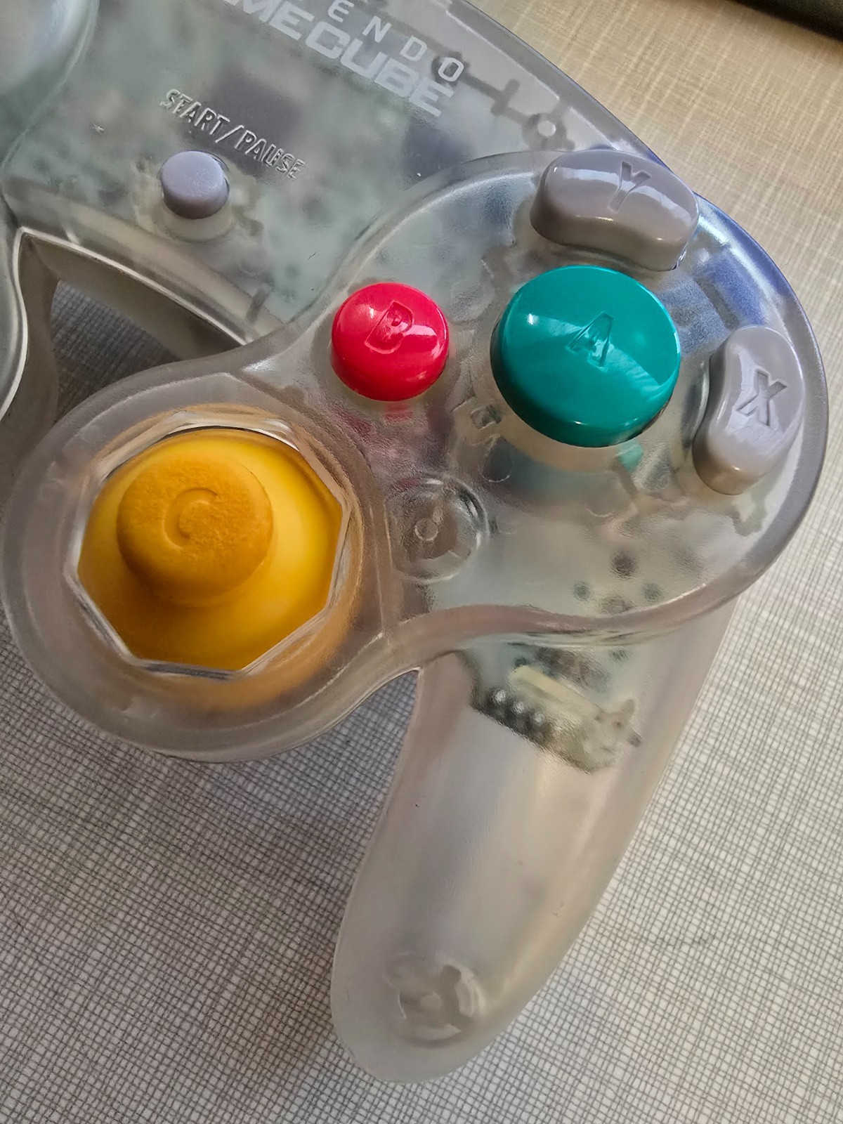 Gamecube controller CYSTAL Nintendo Official NTSC-J DOL-003 GC TESTED US SELLER