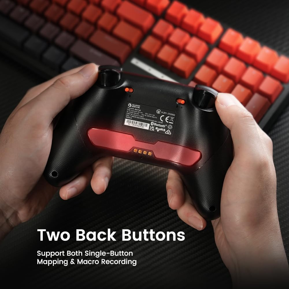 Nova Lite 2 Wireless PC Controller with Hall Effect Joysticks & Triggers, 2.4G &
