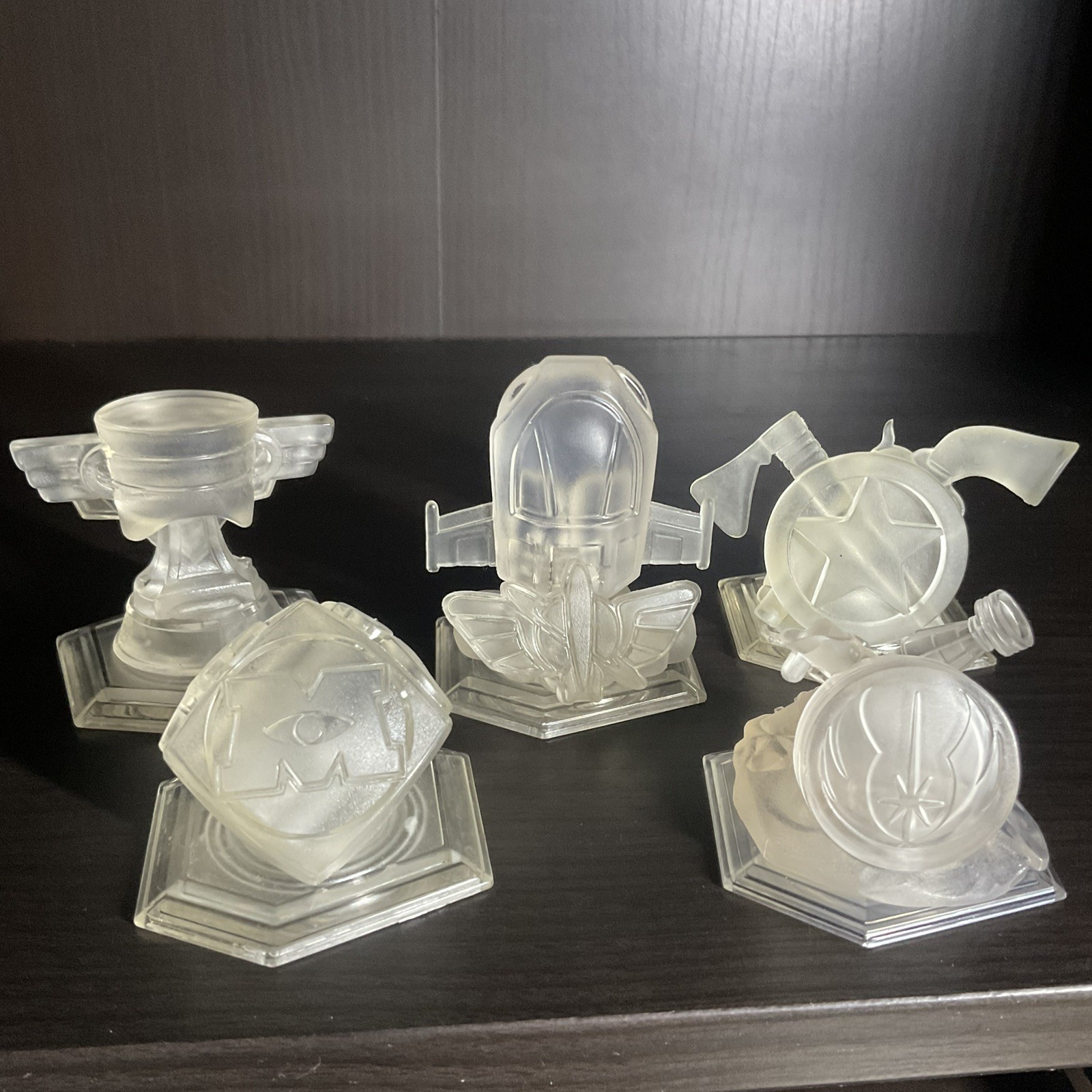 Disney Infinity Crystals Mixed Lot Of 5 Very Good