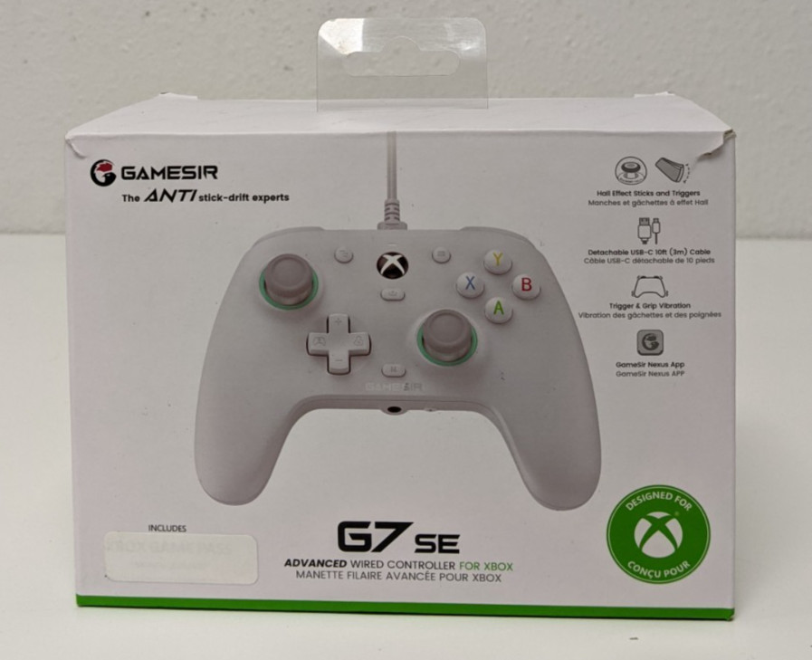 GameSir G7 SE Wired Controller for Xbox Series X|S, Xbox One & PC White
