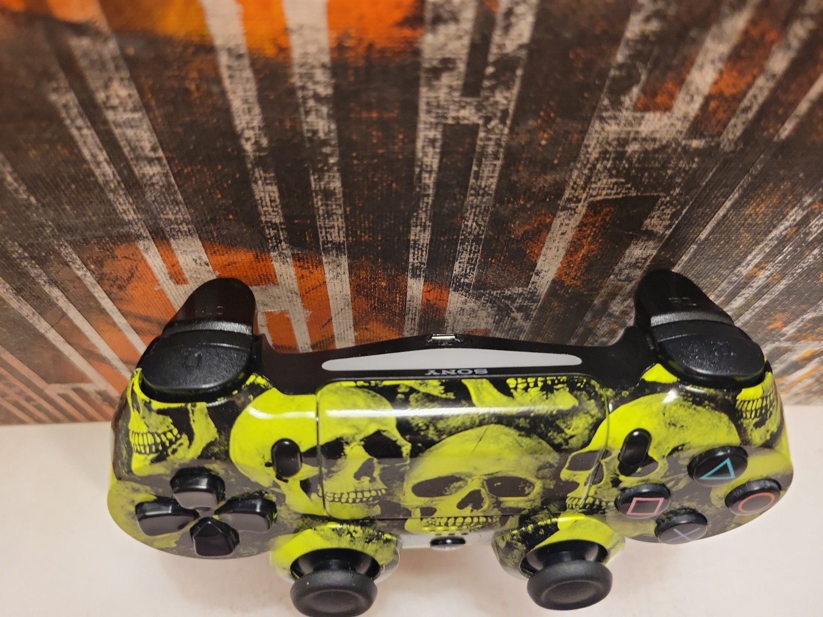 Skull Sony DualShock 4 Controller PlayStation PS4 – Custom Hydro Dipped