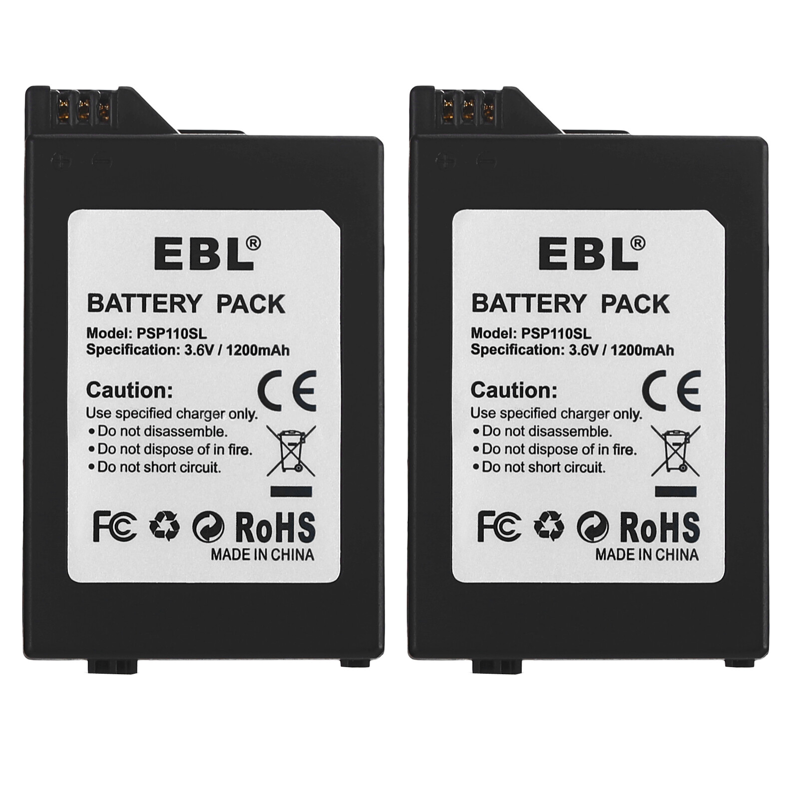 1200mAh Replacement Battery Pack For Sony PSP 2000 2001 2006 3000 3001 3006