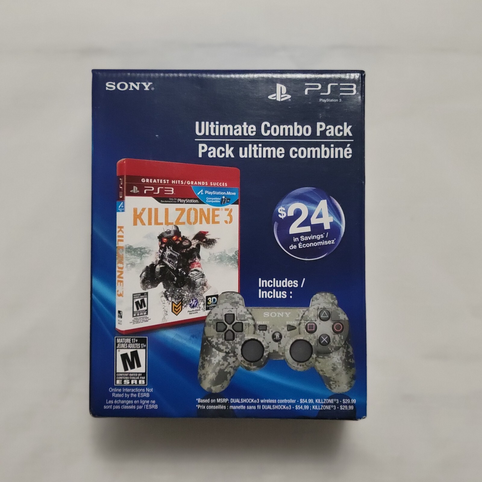 🔥 Sony PlayStation 3 / PS3 🔥 Ultimate Combo Pack 🔥 Killzone 3 🔥 Brand New ✈️