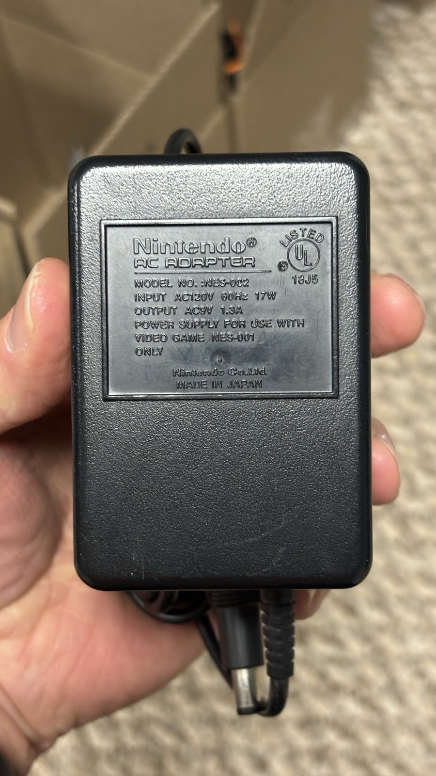OEM Nintendo NES-002 AC Adapter