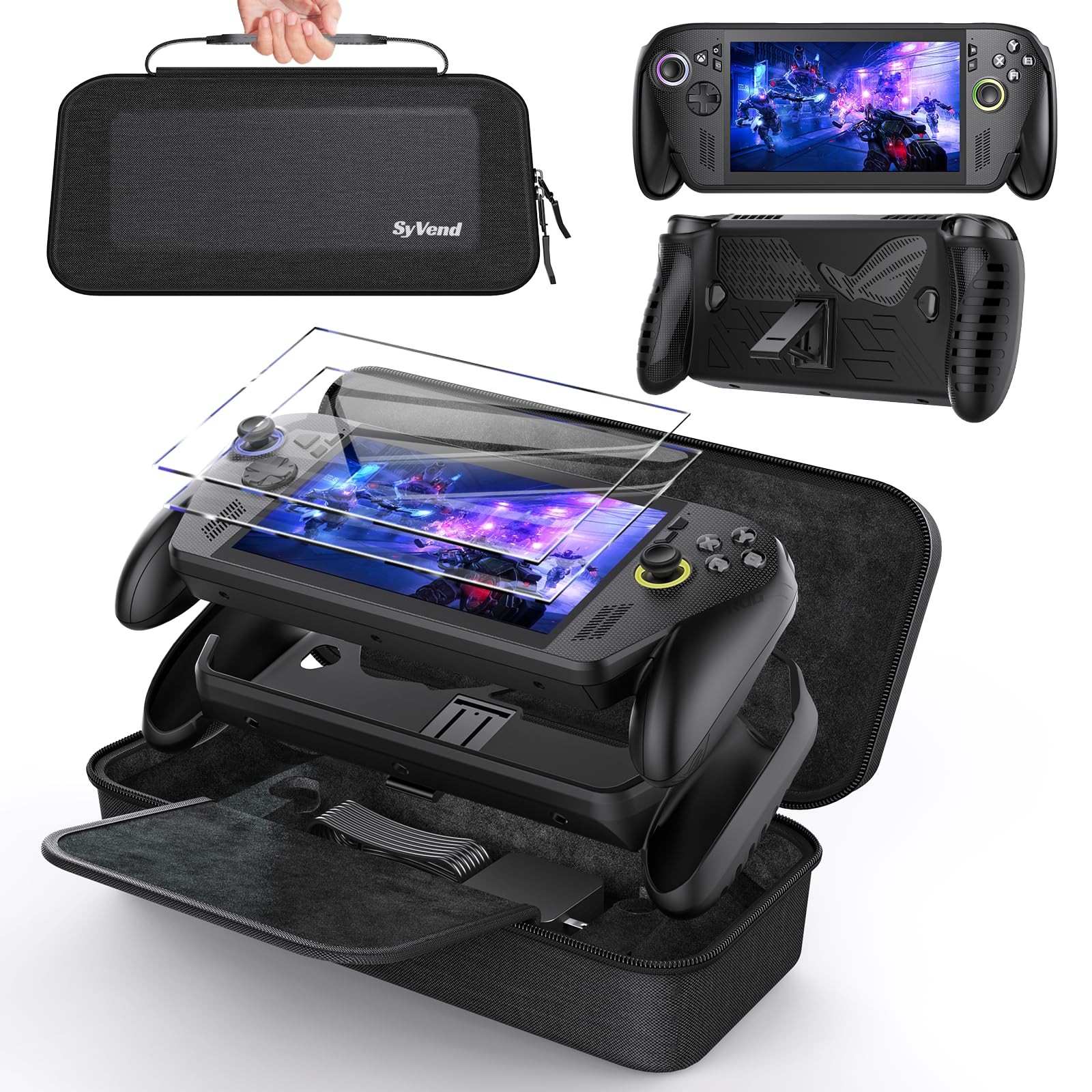 Carrying Case 3 in 1 Accessories Compatible with ASUS ROG Xbox Ally & ROG Xbox A