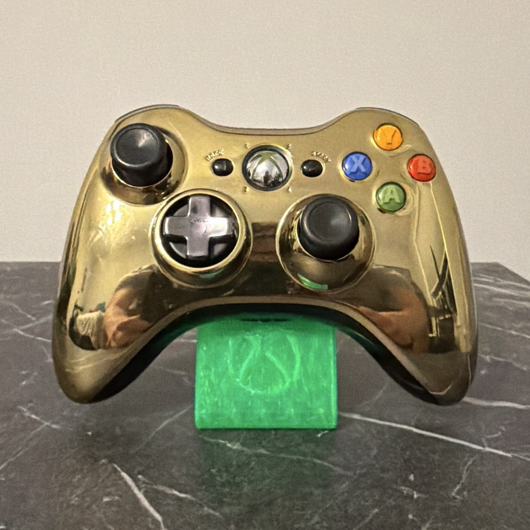 Gold Chrome Xbox 360 Wireless Controller for Xbox 360 Console