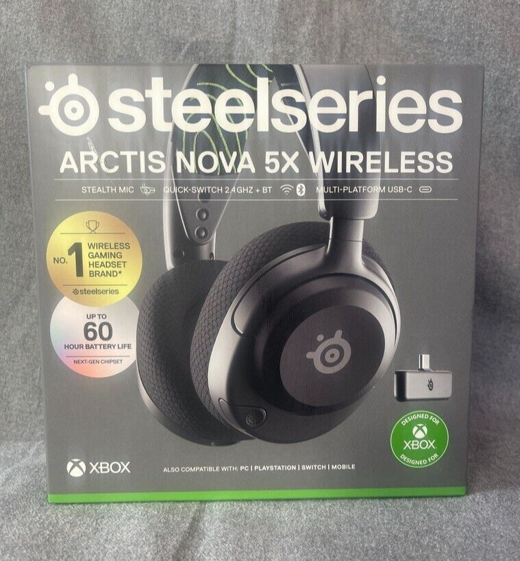 Steelseries Arctis Nova 5x Wireless Gaming Headset Xbox BOX – EMPTY BOX ONLY!!!!