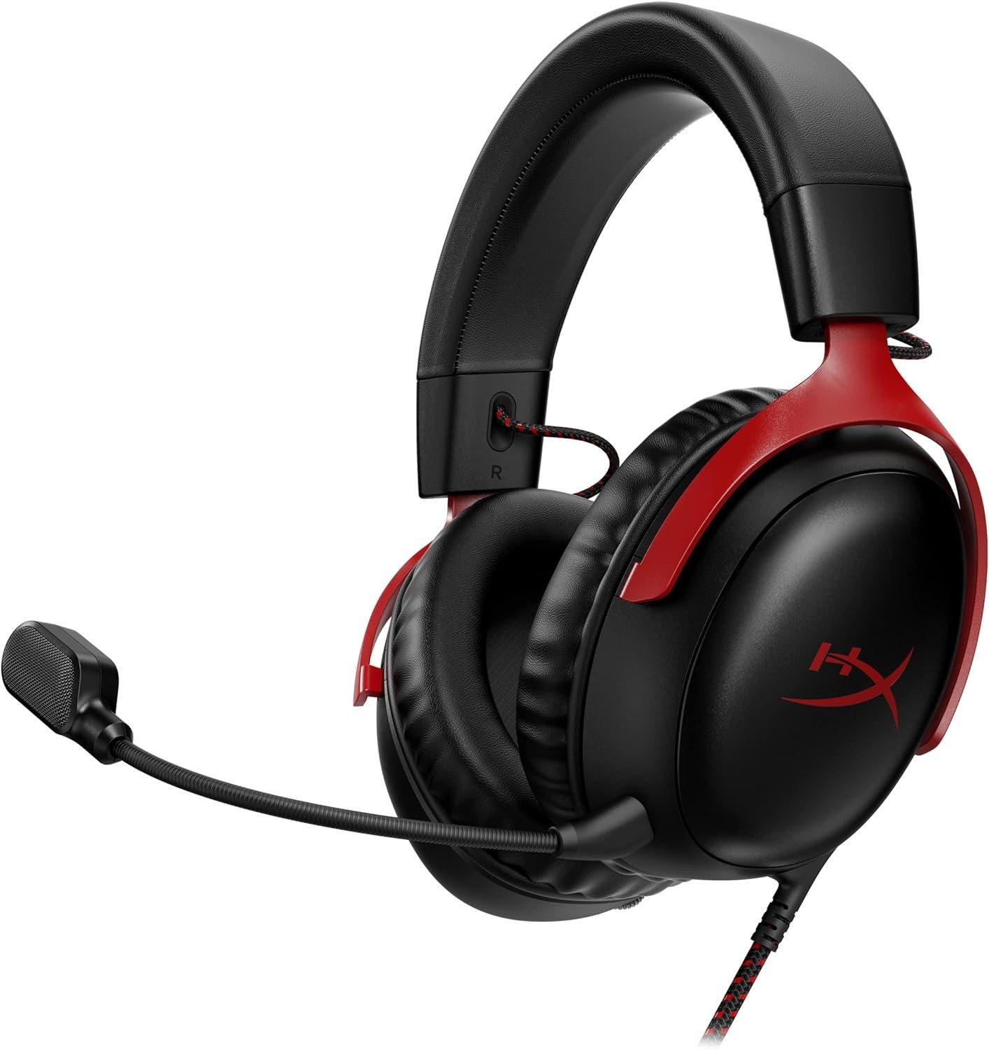 HyperX Cloud III Over-Ear Gaming Headset – Black/Red