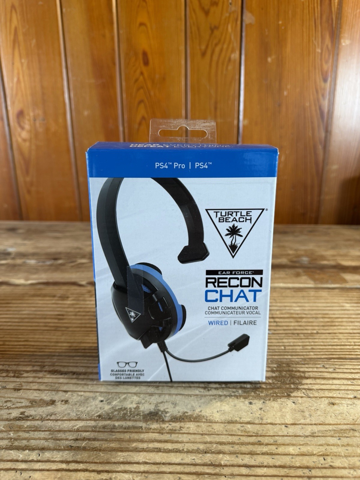 Turtle Beach Recon Chat Wired Gaming Headset PS4 PS5 Communicator Open Box