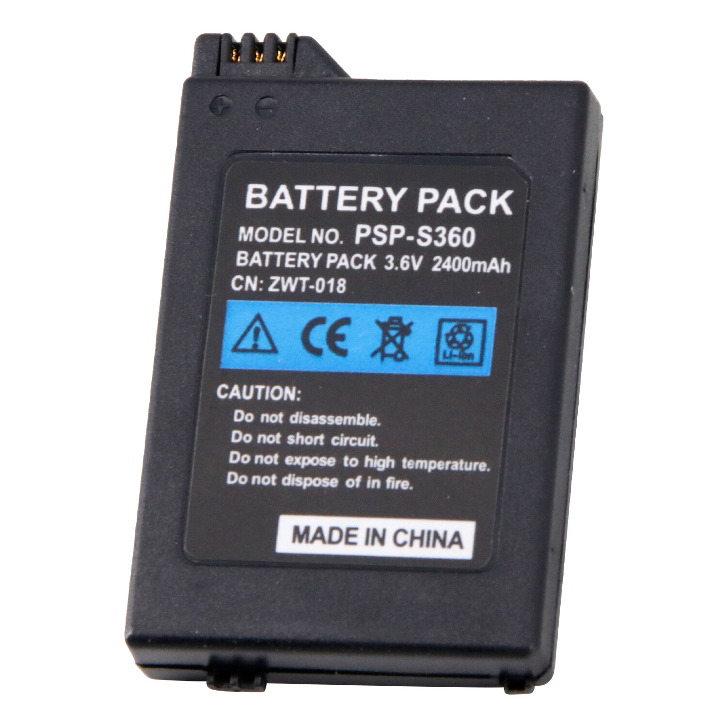 2400mAh Rechargeable Replacement Battery For Sony PSP Slim 2000 2001 3000 3001