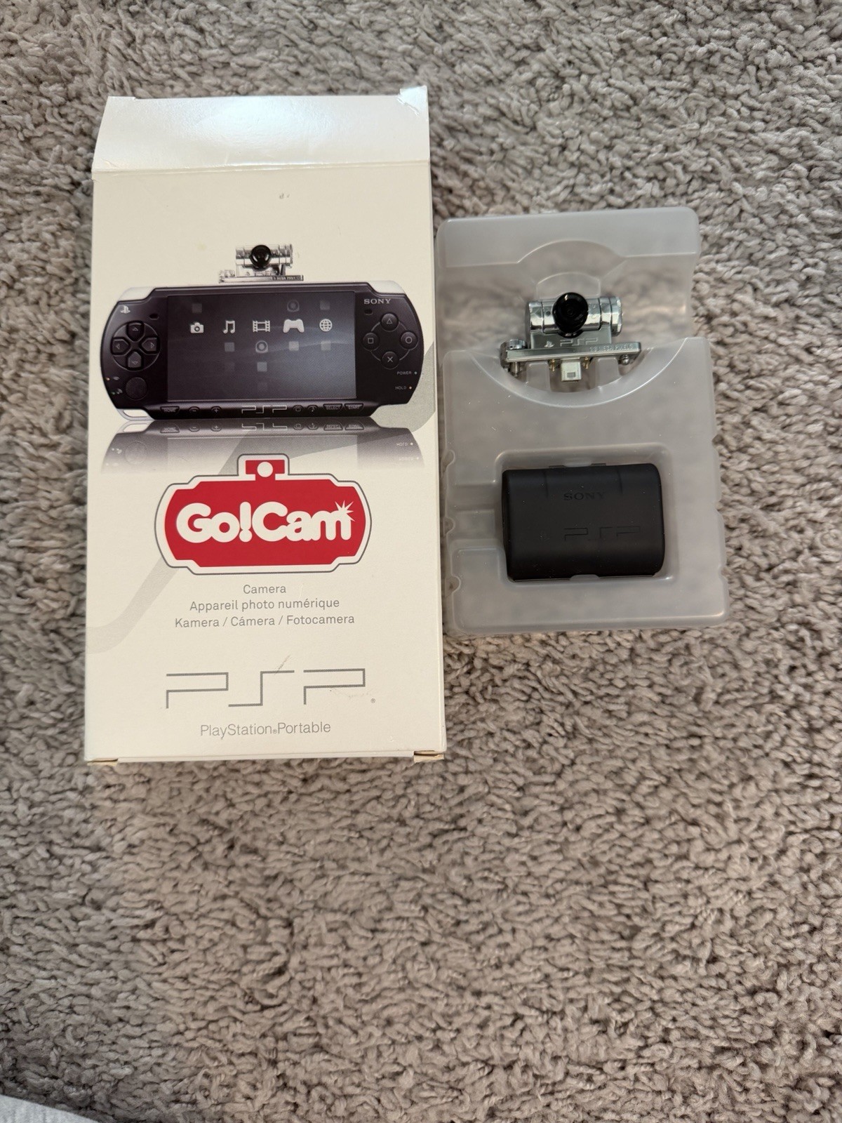 PSP CAMERA 300 SILVER GO!CAM 1.3 Mega Pixels Official *Sony Playstation Portable