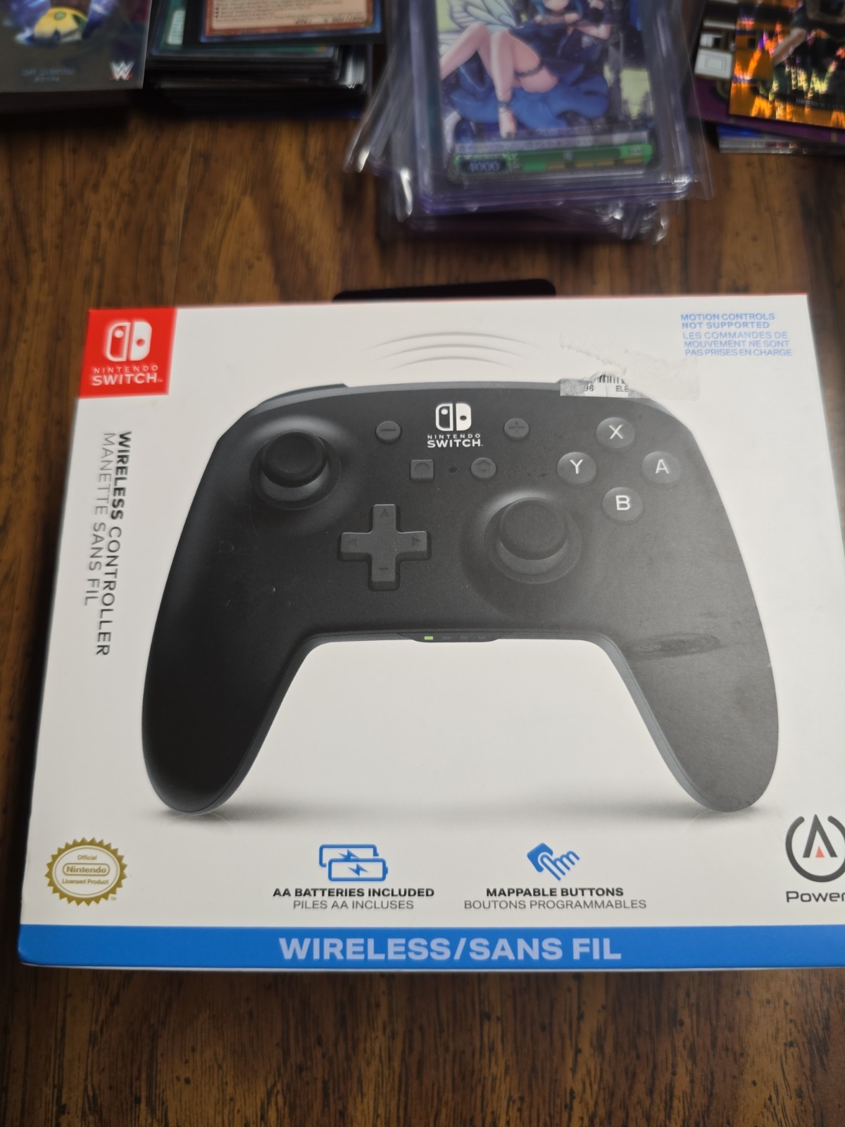 PowerA Jet Black Wireless Controller – Nintendo Switch: Bluetooth, New