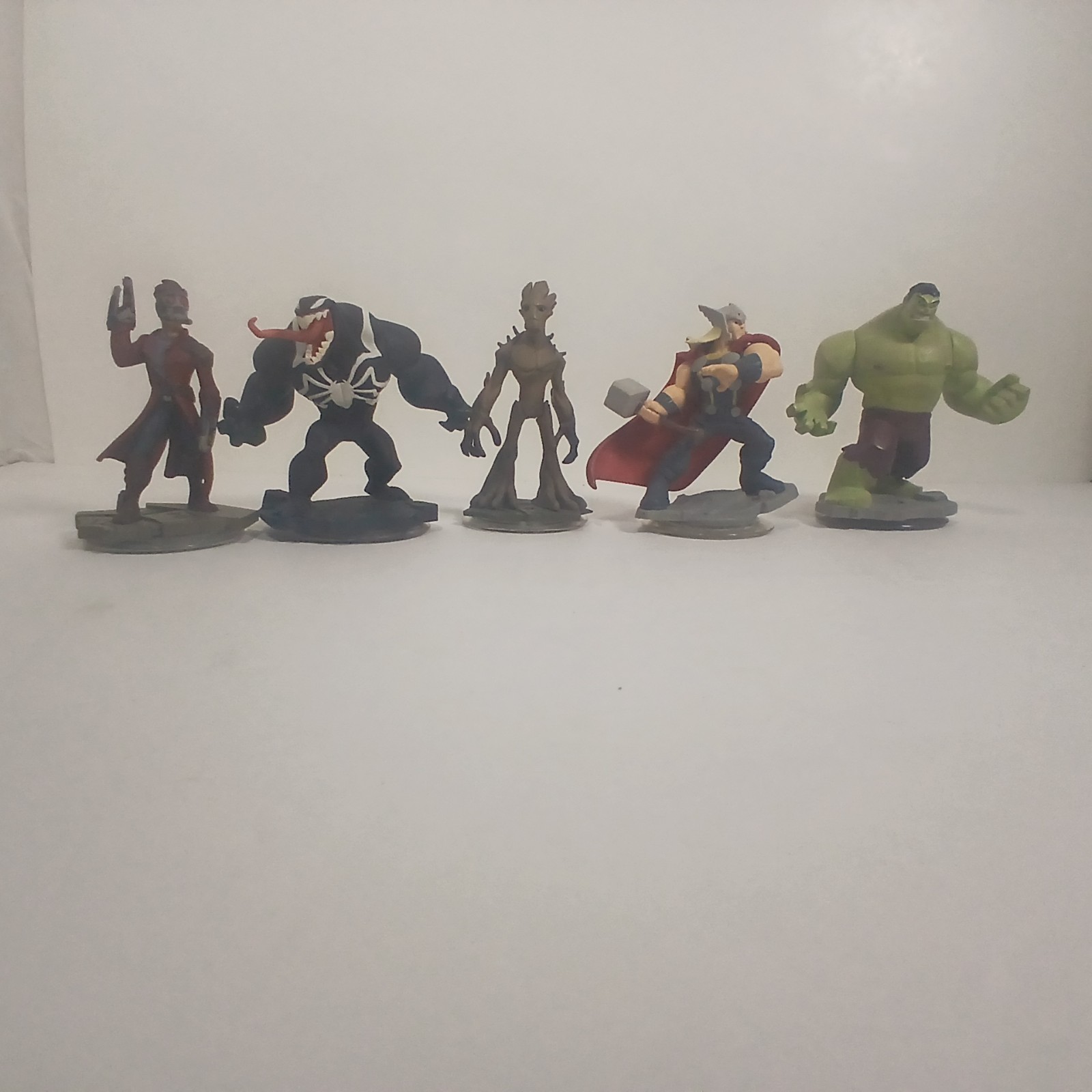Marvel Disney Infinity Figures Random Lot of 5 Hulk Thor Venom Groot & Star Lord