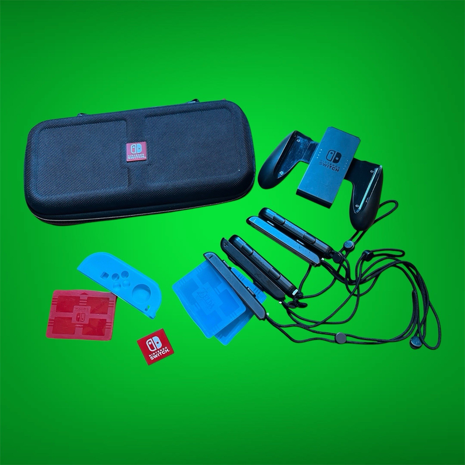OEM Nintendo Switch Joy-Con Controller Accessories Grip Straps Zelda Case Pin