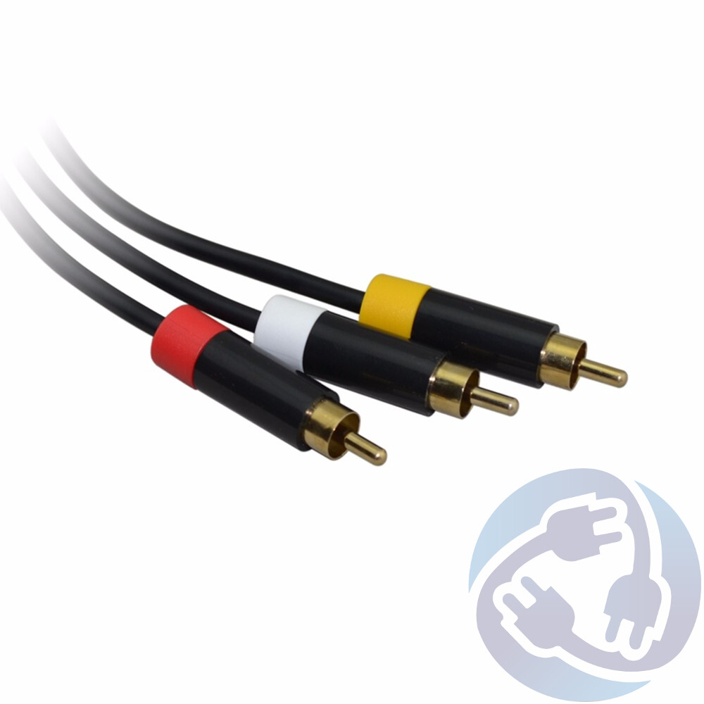 Composite RCA AV A/V Audio Video Cable Cord for Microsoft Xbox 360 E
