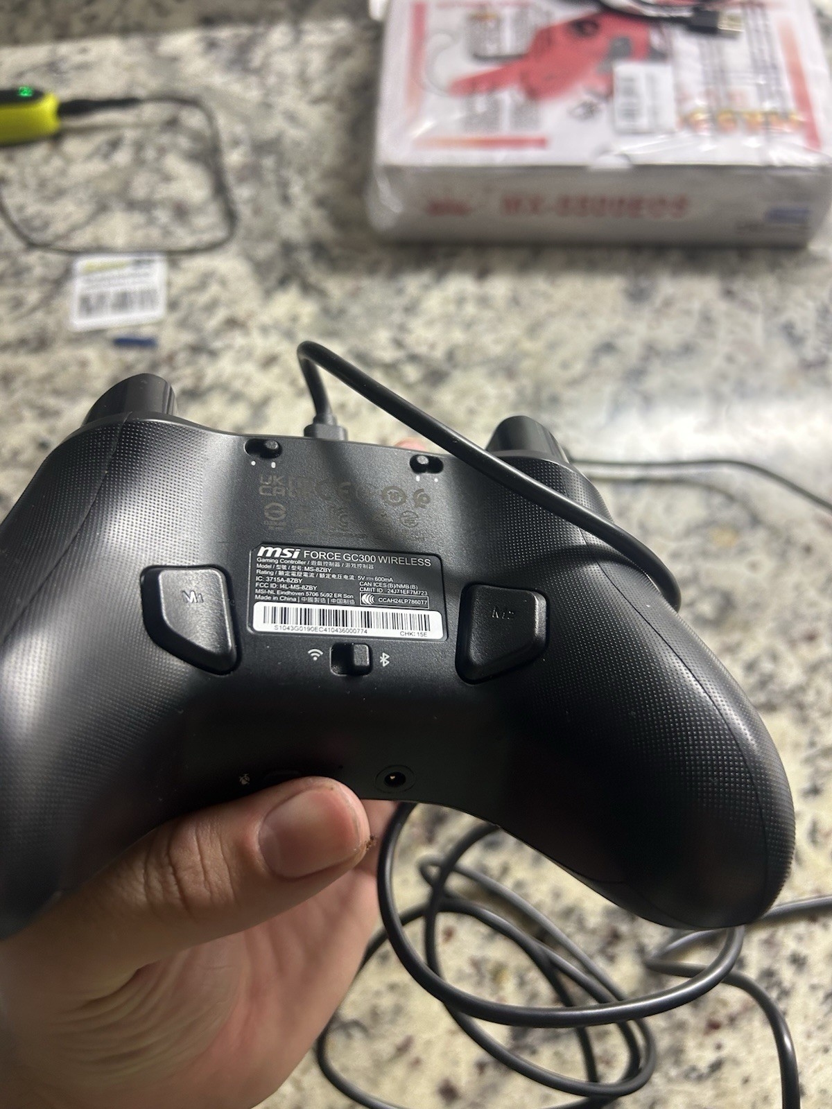 MSI Force Wireless/Wired USB Controller For PC (Read Description)