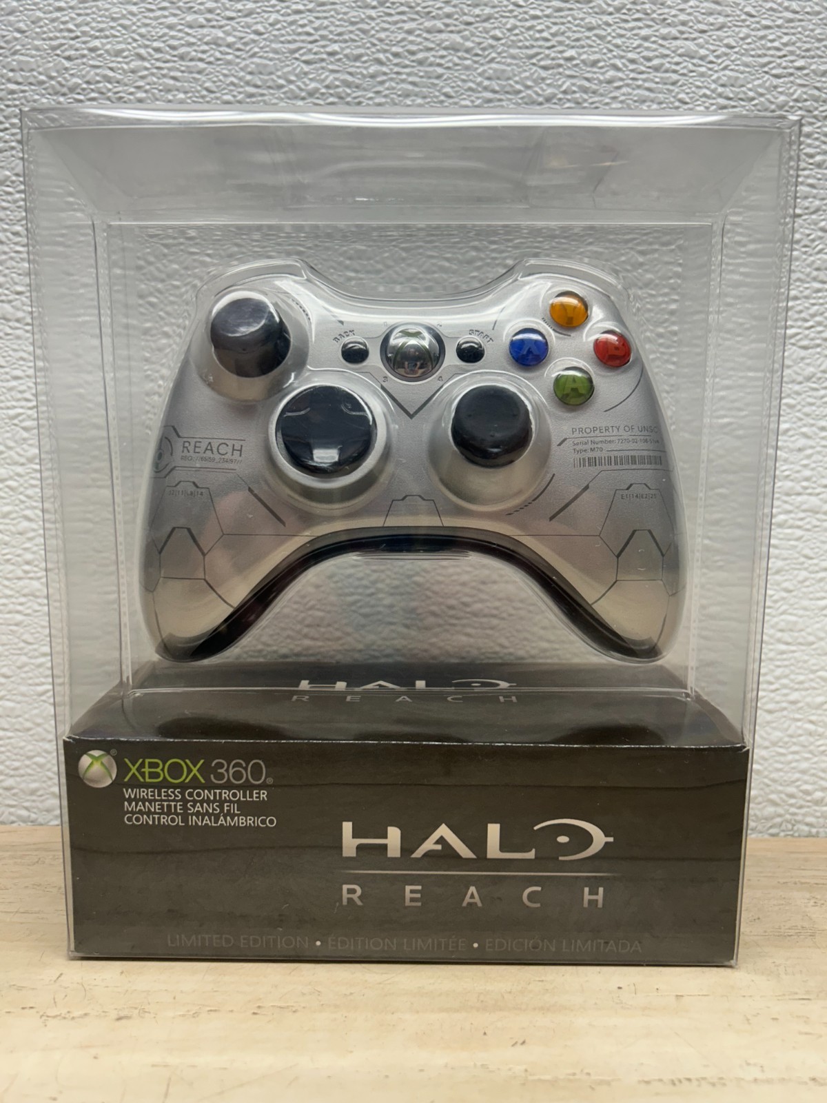 Rare 2010 Halo Reach Xbox 360 Wireless Controller Limited Edition Factory SEALED