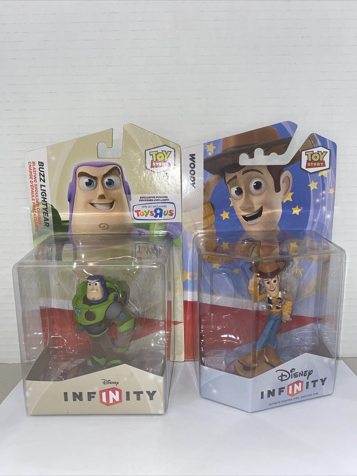 DISNEY INFINITY 1.0 2.0 Buzz Lightyear Crystal Woody Figure Character Toy Story