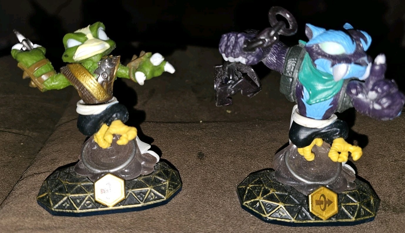 Skylanders Swap Force lot 7 Quick Draw Enchanted Legendary Gold Night Shift Doom