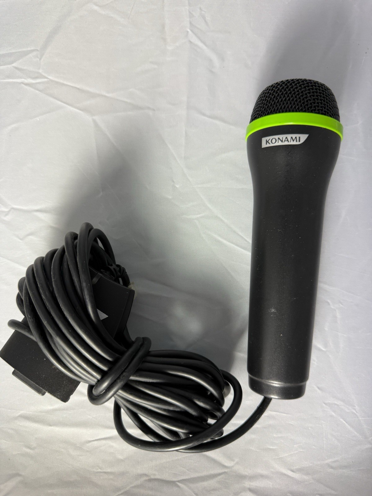 Konami Logitech Wired Microphone Black A-0252A Xbox Accessory Untested