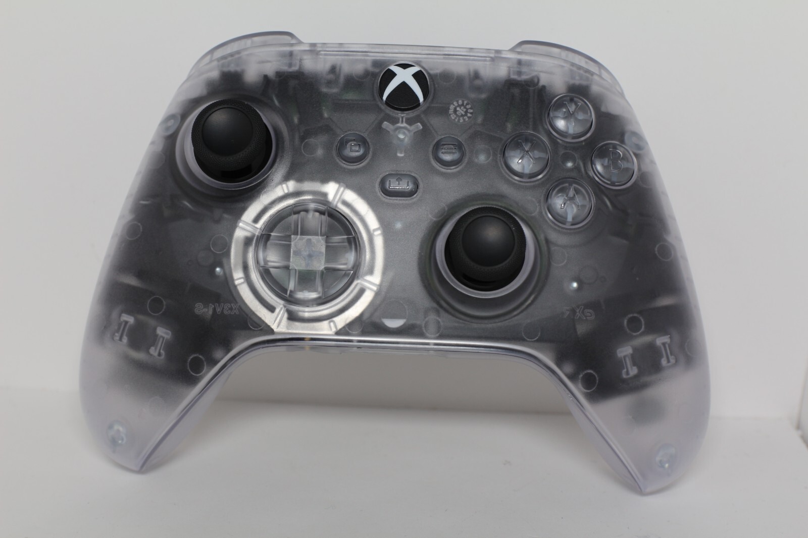 Microsoft Xbox One Series X/S Modded Controller-All Clear w/Red LED