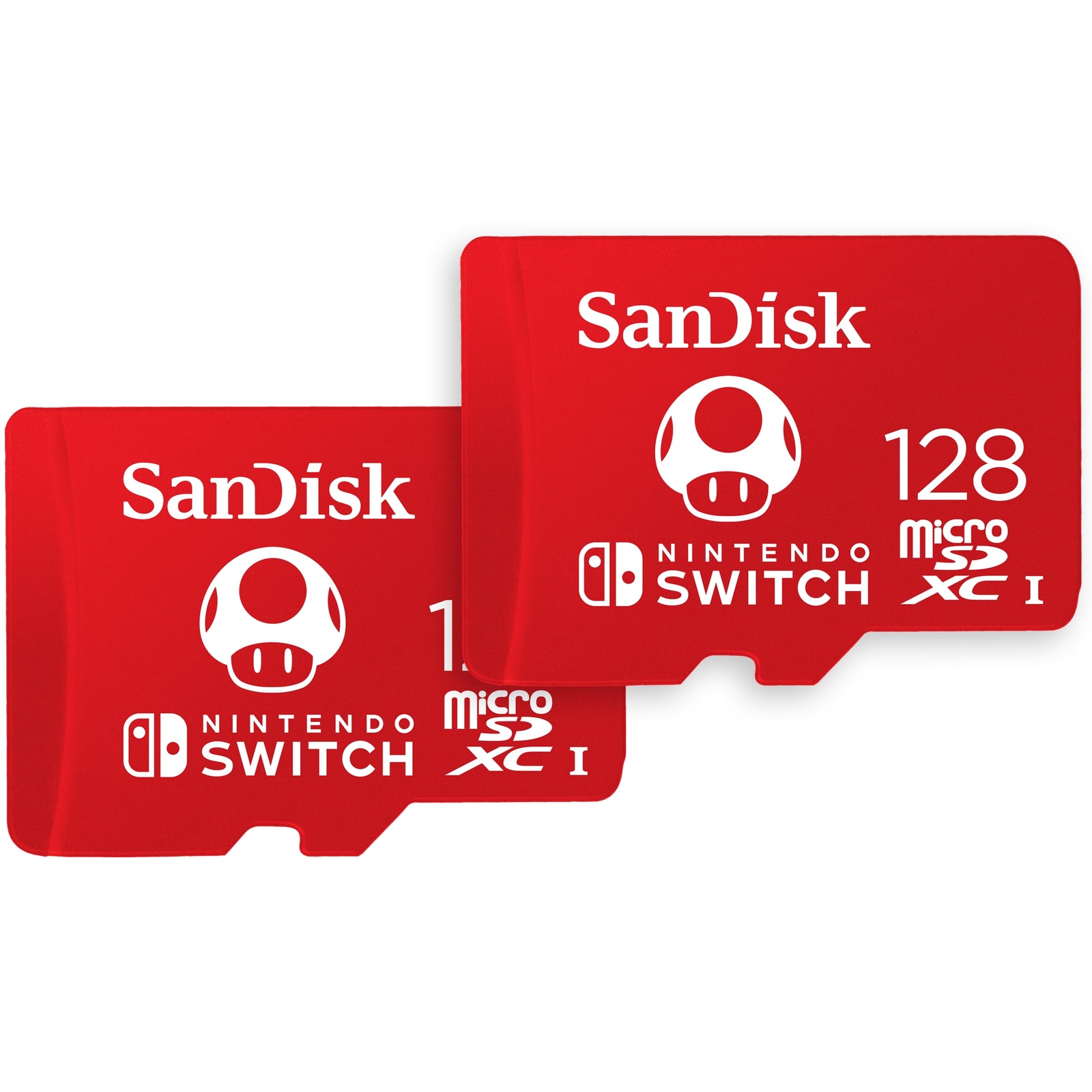 128GB SanDisk MicroSDXC Card for Nintendo Switch High Speed 2 Pack