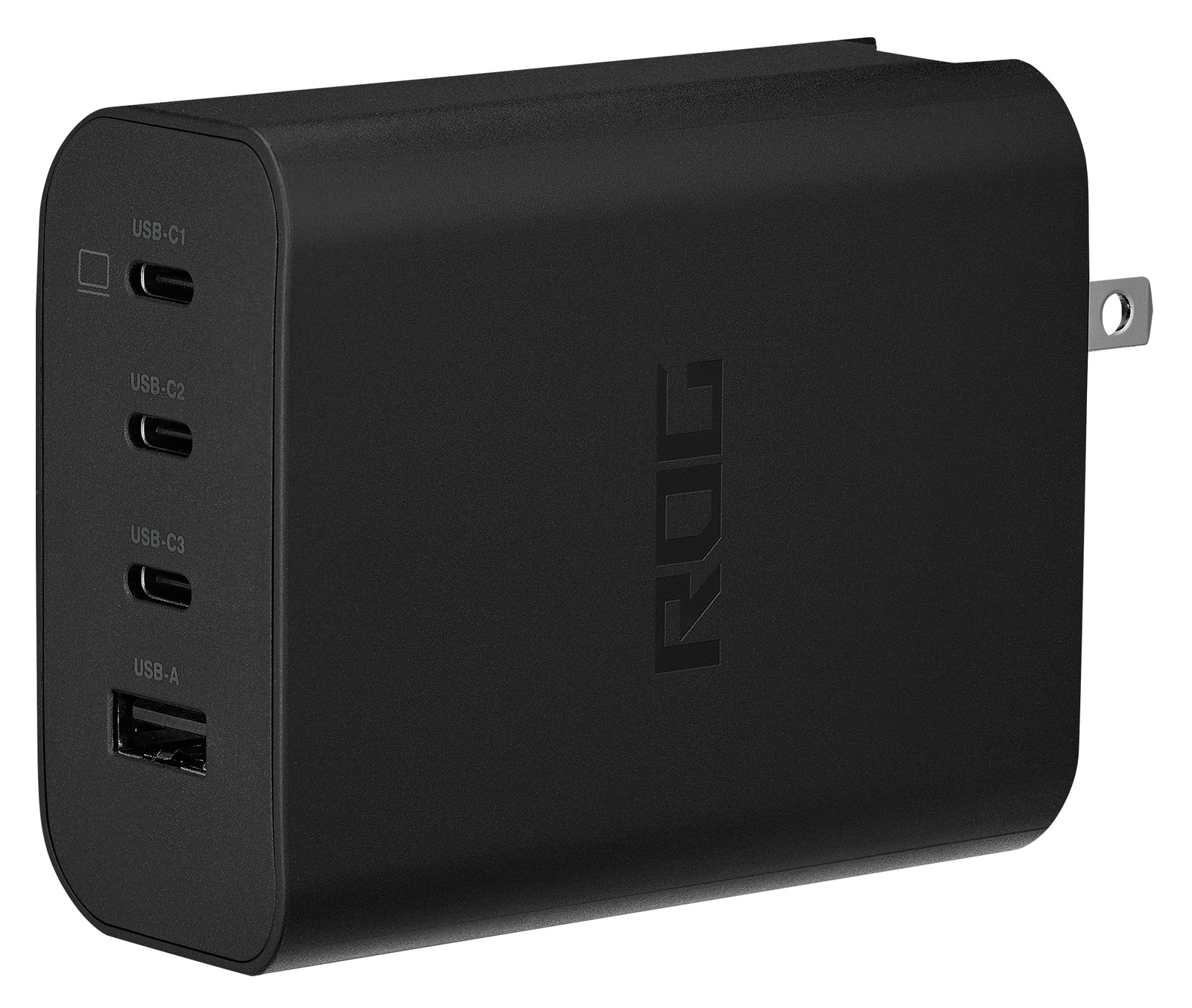 ASUS – ROG 140W USB-C GaN Charger – Supports USB Type-A and USB Type-C – Black