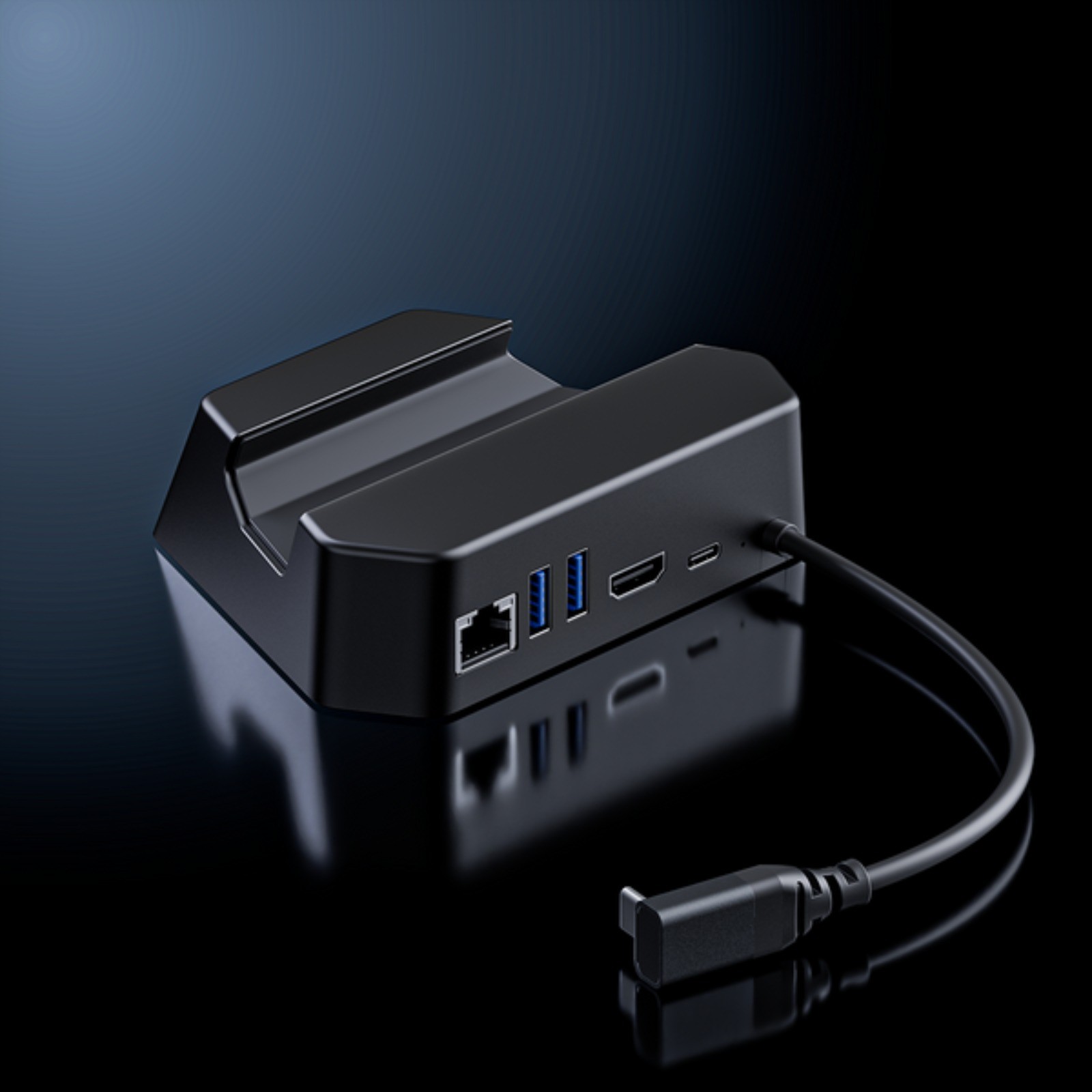 5 in 1 Docking Station for ROG Xbox Ally X(2025) 4K@144Hz HDMI/USB-A 3.0/PD 100W