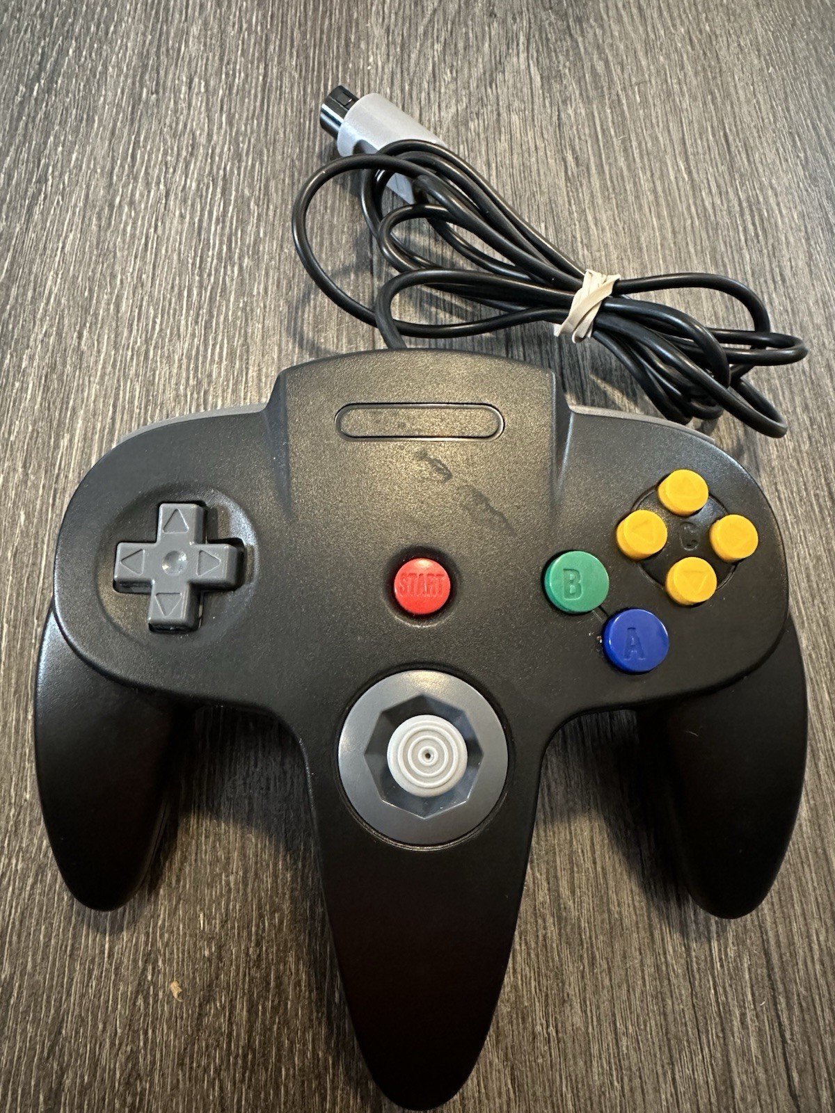 Nintendo 64 N64 Unbranded Video Game Remote Controller Black NUS-005 #3