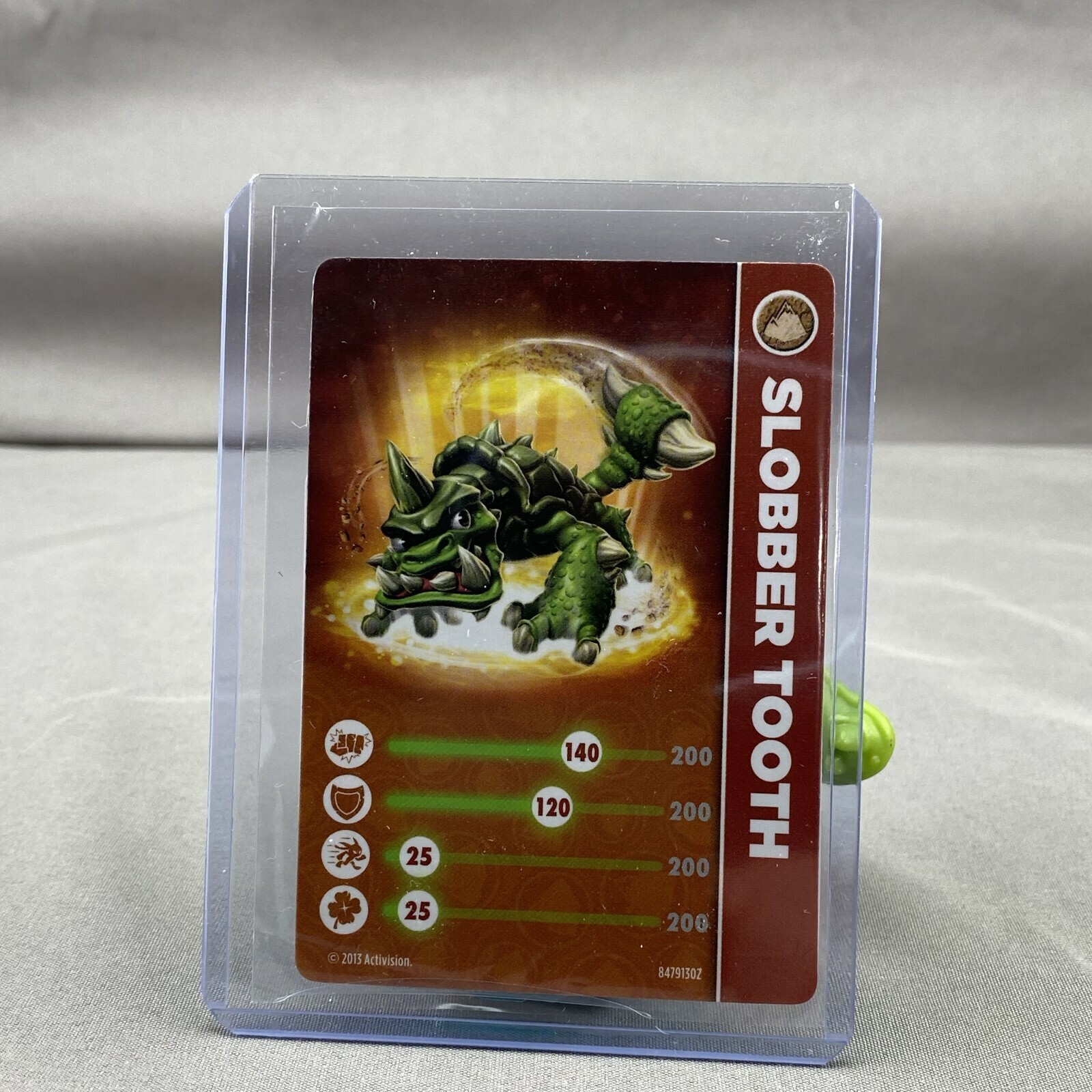 SKYLANDERS SWAP FORCE – SLOBBER TOOTH Earth Element Loose Figure with Card